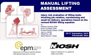 niosh manipulacion manual de cargas