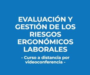 curso de ergonomia a distinta evaluacion de riesgos